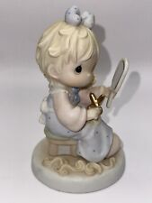 Precious Moments Figurine WE ALL HAVE OUR BAD HAIR DAYS 1996 261157 Enesco picture