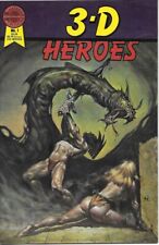 3-D Heroes Comic Book #1 Blackthorne 3-D Series #3 1986 FINE+ picture