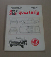 1981 MGB MG Midget Quarterly Magazine Enterainment For The MGB Enthusiats picture