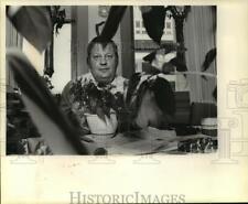1980 Press Photo Daniel Ziolkowski-Alderman in his City Hall Office - mja48999 picture