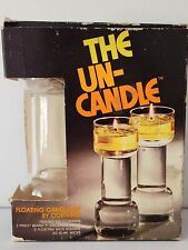 The Un-Candle Corning Pyrex Item 122 Floating Wick Holders Original Box Booklet picture