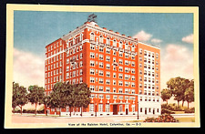 COLUMBUS GEORGIA Ralston Inn Hotel GA Vintage Unused Linen Photo Image Postcard picture