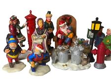 Lot Of 10 Lemax Christmas Village Figurines & More picture
