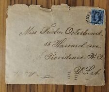 1904 Cover + Letter to Miss Frida Osterlund Providence, RI -Swedish picture
