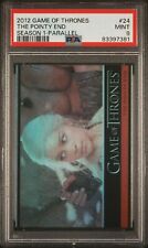 2012 Game of Thrones Season 1 #24 THE POINTY END Foil Parallel PSA 9 MINT picture