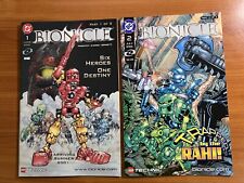 DC Comics Bionicle Part 1 & Part 2 of 3 by Lego Technic June 2001, July 2001 picture