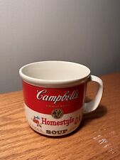 VTG Campbell's Condensed Homestyle Soup Mug Red and White Label 1989 14 oz. picture
