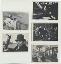 VINTAGE 1965 James Bond 007 SCANLENS AUSTRALIA TRADING CARDS LOT 47 48 49 50 51 picture