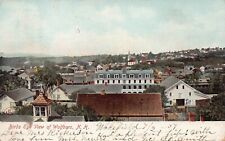 Wolfboro NH New Hampshire Downtown Aerial View 1907 Sanbornville Vtg Postcard Q3 picture