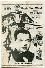 Doc M. Irving Magic Novelty Vintage 1950s 1960s Mail Order Catalog Philadelphia picture