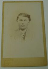 Antique Cabinet Card Photo - Crandall Bros- Canandaigua, NY - Young Man Portrait picture