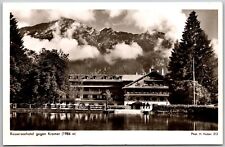 RPPC - Riessersee Hotel and The Kramer - Germany - Real Photo Postcard 6368 picture