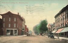Main Street Looking West Madison New Jersey NJ Old Cars 1913 Postcard picture