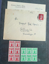 German 3rd Reich era. Set of Feldpost Cover with Letter and 12 stamps MNH ww2 picture