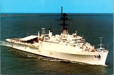 Vtg Navy USS La Salle AGF-3 Flagship of Commander Middle East Force Postcard picture