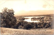 Lower Bay from Hatch Hill Lovell Maine ME Scenic Photo 1940s RPPC Postcard picture