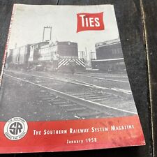 1958 Set Of 12 SOUTHERN RAILWAY SYSTEM TIES EMPLOYEE MAGAZINE picture