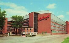 Battle Creek MI Kellogg Company Plant Building Vintage Postcard Posted 1966 picture