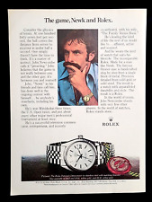 Rolex Print Ad 1971 Datejust Chronometer Print Ad John Newcombe picture