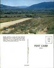 Boulder Montana MT panorama train mountain chrome unused vintage postcard picture