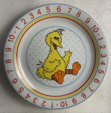 Vintage Sesame Street Big Bird Plate Porcelain Made In Japan picture