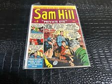 1951 SAM HILL PRIVATE EYE #4 FN golden age crime comic picture