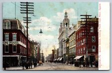 Lancaster PA Pennsylvania Postcard Queen Street Looking North From Penn Square picture