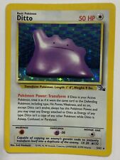 Vintage Ditto 3/62 Fossil 1999 Holo Rare WOTC Pokémon Card TCG picture