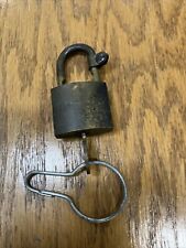 VINTAGE US ARMY AMERICAN LOCK BRASS PADLOCK Set M126 With Key picture