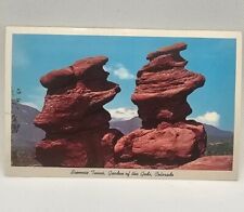 VTG Ephemera Postcard Unposted Siamese Twins Garden of the Gods Vista Pikes Peak picture