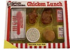 RARE NEW Vintage KFC Kentucky Fried Chicken Lunch Realistic Play Food 1988 NIB picture