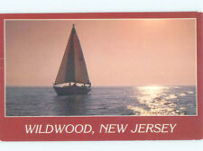 1980's BOAT SCENE Wildwood New Jersey NJ 6/7 AF4184 picture