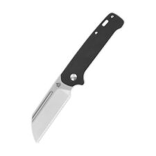 QSP Penguin Slip Joint Folding Knife Black G10 Handle 14C28N Plain Edge QS130J-B picture