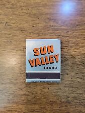Vintage Matchbook Cover  Sun Valley  Idaho    Silver Anniversary   picture