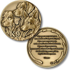 NEW K9 Tribute Challenge Coin 48776 picture