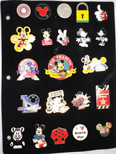 22 Vintage 2000's Disney Mickey Mouse  Pins - 22 Mickey  pins total picture