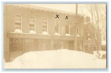 1916 My Insurance Office Springville New York NY RPPC Photo Antique Postcard picture
