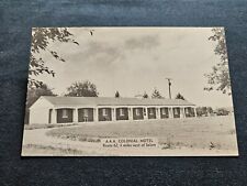 Postcard OH Ohio Damascus Mahoning County Long's Colonial Motel Roadside picture