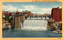 Upper Falls, Genesee River, Rochester, New York, Rochester News Postcard picture