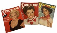 Vintage Hollywood Movie Stars - Screenland Magazines ONLY $20 Lot of 3 picture
