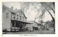 1910's? Stores Wall St. Oxford NJ post card picture