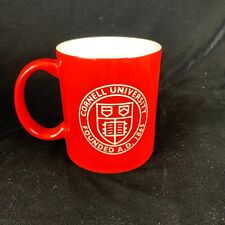 Cornell University Bright Red Mug by M Ware 10 oz Excellent Condition Alumni picture