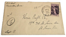 1935 CHICAGO & NORTH WESTERN C&NW TRAIN #2 HURON & OMAHA RPO HANDLED ENVELOPE picture