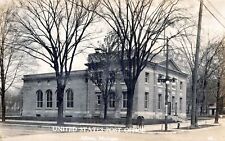 ALBION MI - United States Post Office Real Photo Postcard rppc picture