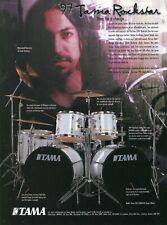 1997 Print Ad of Tama Rockstar Drum Kit w Raymond Herrera of Fear Factory picture