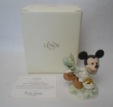 Lenox Walt Disney Showcase Top O' The Mornin Mickey Mouse Leprechaun Figurine picture