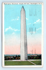 Washington Monument Washington DC Postcard Posted 1961 picture
