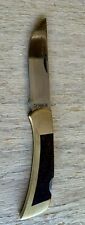 Vintage Gerber 97223 Brass Sportsman Lockback Folding Knife USA picture