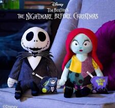 Scentsy Buddy Jack Skellington & Sally Disney Nightmare In Box NO Scent Pack picture