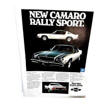 1975 Chevy Camaro Rally Sport Original Print Ad Vintage picture
